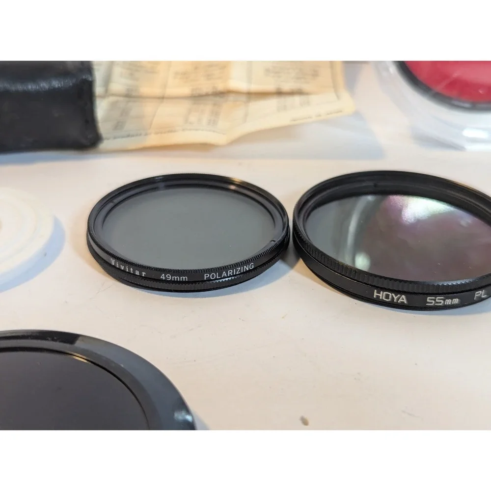 Vintage lot of camera filters‎
